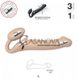 Додаткове фото Безремінний страпон з вібрацією Strap-On-Me Vibrating Bendable Strap-On L тілесний 21,3 см