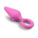 Дополнительное фото Анальная пробка EasyToys Pink Buttplugs With Pull Ring Medium розовая 12 см