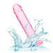 Дополнительное фото Фаллоимитатор на присоске RealRock Crystal Clear Dildo розовый 20 см