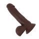 Додаткове фото Реалістичний фалоімітатор на присосці Chisa Novelties Fornicator коричневий 19 см