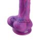 Додаткове фото Вібратор для секс-машин Hismith Purple Silicone Dildo With Vibe 8.2" фіолетовий 21 см