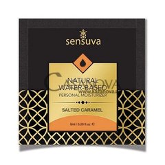 Основное фото Пробник интимной смазки Sensuva Natural Water-Based Salted Caramel солёная карамель 6 мл