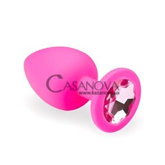 Основное фото Силиконовая анальная пробка Seamless LoveShop S розовая 7,5 см