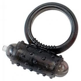 Основное фото Эрекционное кольцо с вибрацией Cockring чёрное