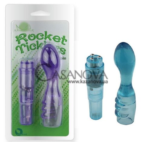 Основное фото Вибромассажёр для клитора Rocket Ticklers синий 13,5 см