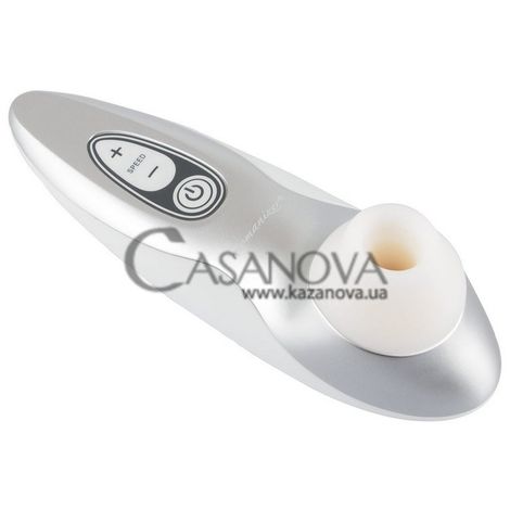 Основне фото Вакуумний стимулятор для клітора Womanizer Pro40 білий 16 см