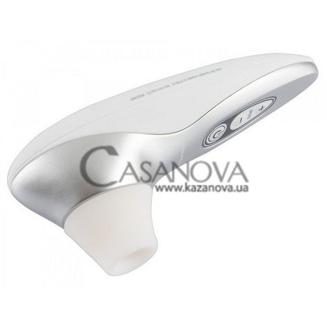 Основне фото Вакуумний стимулятор для клітора Womanizer Pro40 білий 16 см