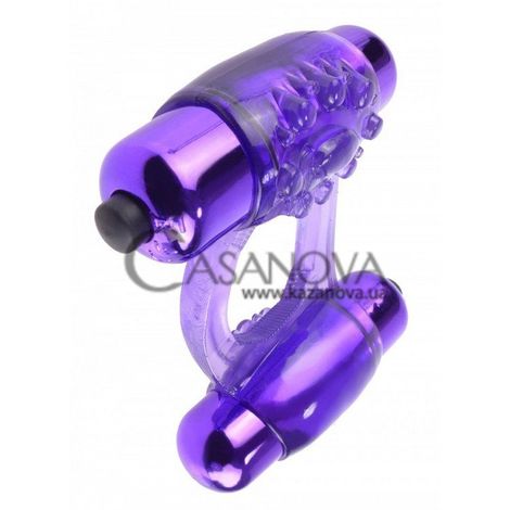 Основное фото Эрекционное виброкольцо Fantasy C-Ringz Duo-Vibrating Super Ring пурпурное