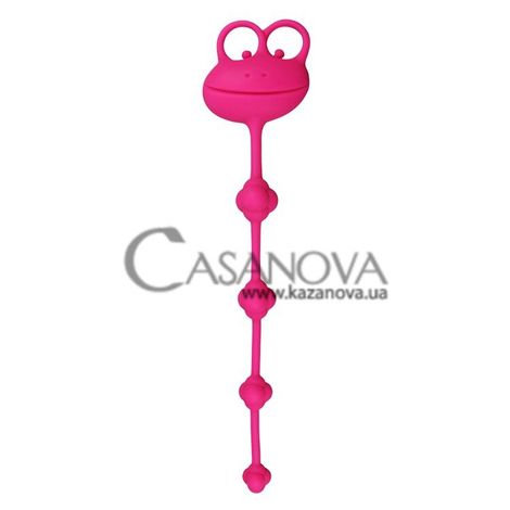Основне фото Анальний ланцюжок Psyche's Premium Anal Beads 10.5" Long рожевий 26,7 см