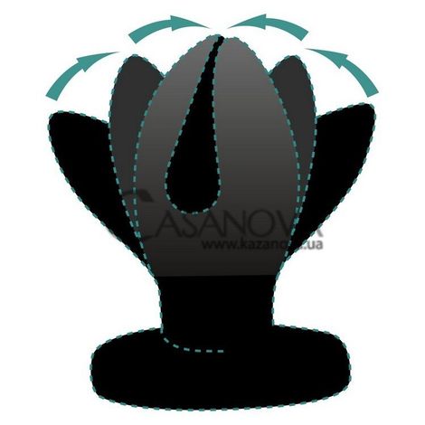 Основное фото Вибростимулятор Dark Lotus чёрный 11,5 см