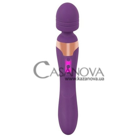 Основное фото Вибромассажёр Javida Double Vibro Massager USB Rechargeable фиолетовый 21,8 см