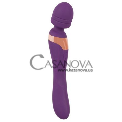 Основне фото Вібромасажер Javida Double Vibro Massager USB Rechargeable фіолетовий 21,8 см