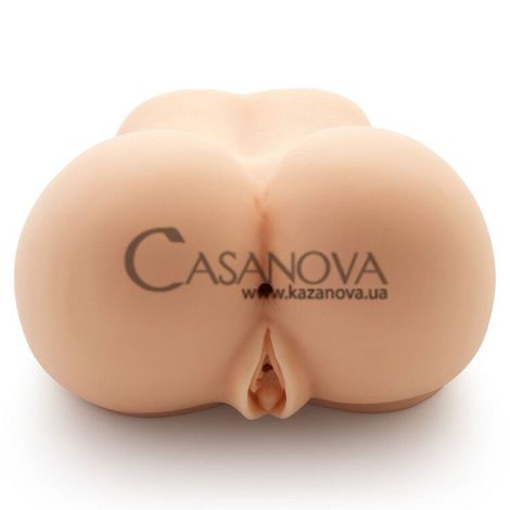 Основное фото Искусственная вагина и анус с вибрацией Bangers Hot Honey Rider телесная