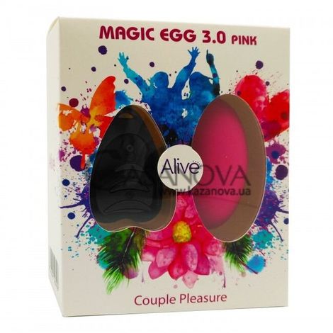 Основне фото Віброяйце Alive Magic Egg 3.0 Pink рожеве 7,3 см
