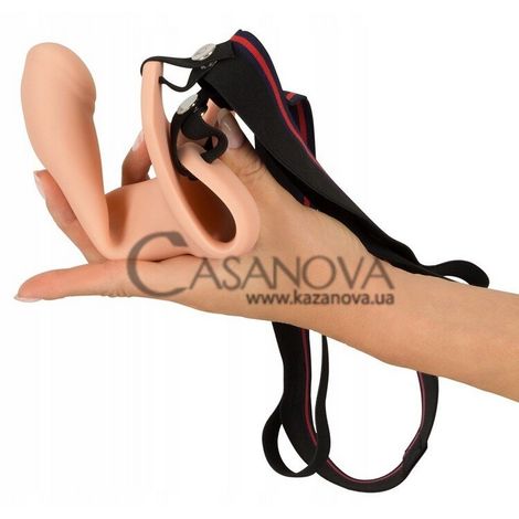 Основное фото Мужской страпон Silicone Sleeve Medium телесный 16 см