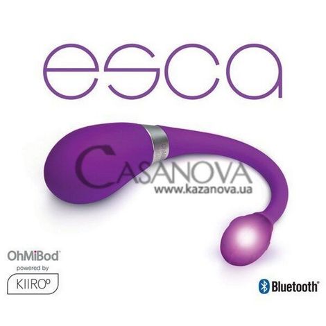 Основне фото Інтерактивне віброяйце OhMiBod Esca 2 фіолетове 18,5 см
