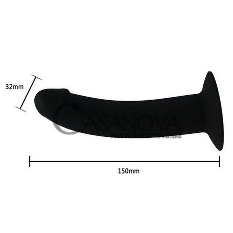 Основне фото Жіночий страпон Ultra Passionate Harness BW-022052 чорний 15 см