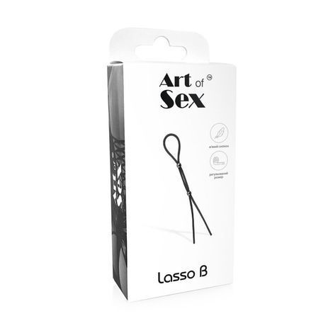 Основное фото Эрекционное кольцо Art of Sex Lasso B чёрное