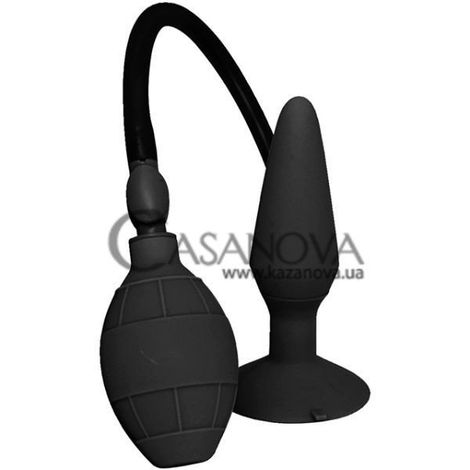 Основне фото Анальна пробка-розширювач Menz Stuff Small Inflatable Plug чорна 13 см