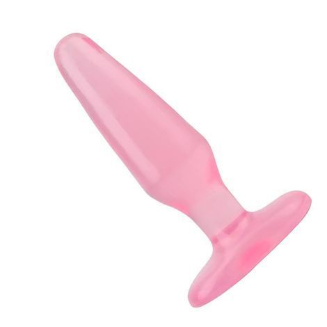 Основное фото Анальный плаг Chisa Novelties Hi-Rubber Beginner's rock Plug розовый 13,9 см