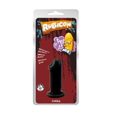 Основное фото Анальный плаг на присоске Chisa Novelties Evil Dildo Plug S чёрный 12,5 см