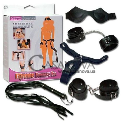 Основное фото Бондажный набор Extreme Bondage Kit чёрный