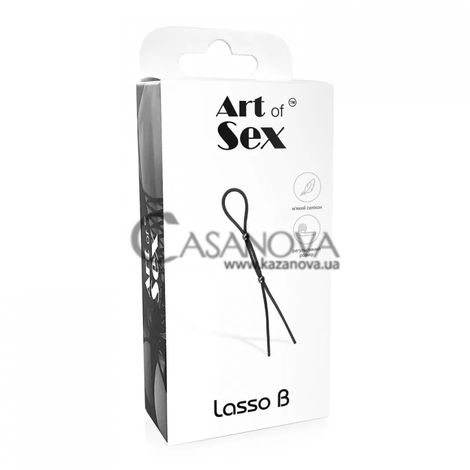Основное фото Эрекционное кольцо Art of Sex Lasso B чёрное