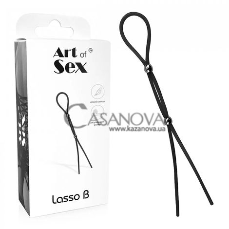 Основное фото Эрекционное кольцо Art of Sex Lasso B чёрное