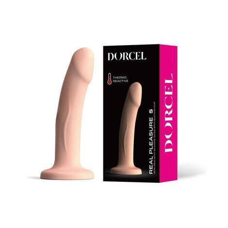 Основне фото Фалоімітатор з термореактивного силікону Dorcel Real Pleasure S тілесний 16 см