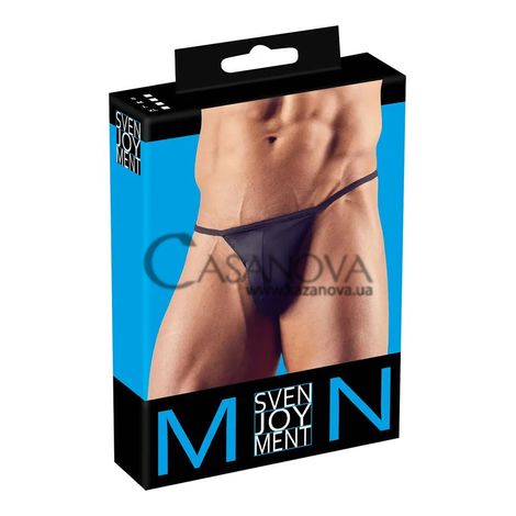 Основное фото Стринги мужские Svenjoyment Men's Mini String 21109621 чёрные