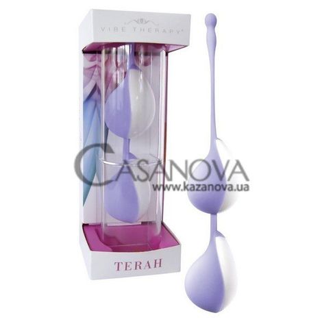 Основное фото Вагинальные шарики Vibe Therapy Terah бело-фиолетовые