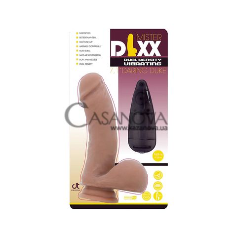 Основне фото Вібратор Mr.Dixx Daring Duke 7,1' тілесний 18 см
