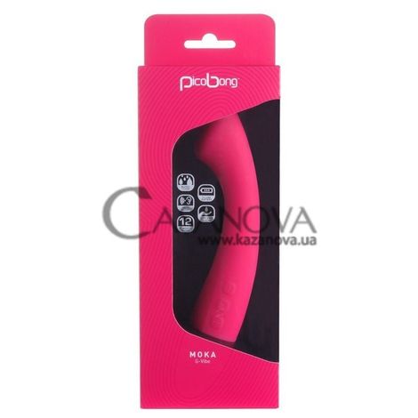 Основное фото Вибратор PicoBong Moka G-Vibe розовый 18 см