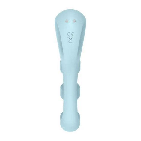 Основное фото Вибратор Satisfyer Tri Ball 2 голубой 20,5 см
