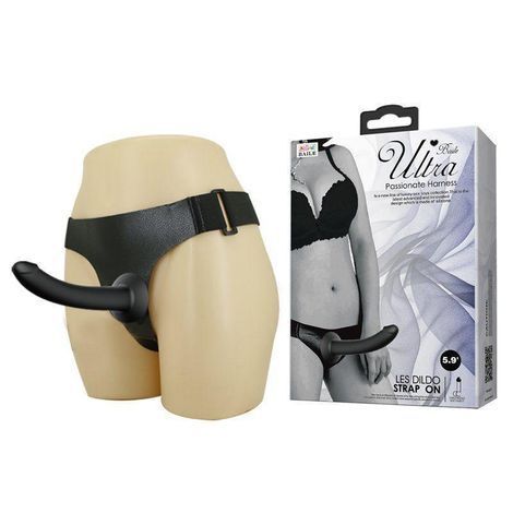 Основне фото Жіночий страпон Ultra Passionate Harness BW-022052 чорний 15 см