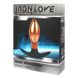 Дополнительное фото Анальная пробка Iron Love IL-28006-GLD золотистая 9,6 см