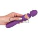 Дополнительное фото Вибромассажёр Javida Double Vibro Massager USB Rechargeable фиолетовый 21,8 см
