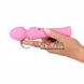 Дополнительное фото Вибромасажёр Sweet Smile Rechargeable Mini Wand розовый 16,7 см
