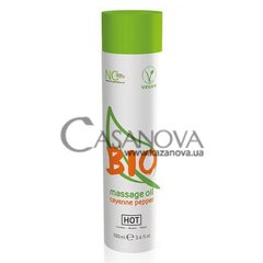 Основне фото Масажна олія Hot Bio Massage Oil Cayenne Pepper стручковий перець 100 мл