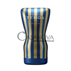Основное фото Мастурбатор Tenga Premium Soft Case Cup сине-золотой