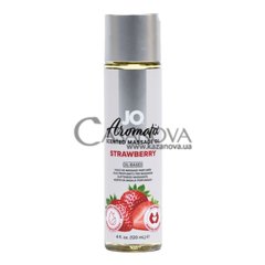 Основное фото Массажное масло JO Aromatix Scented Massage Oil Strawberry клубника 120 мл