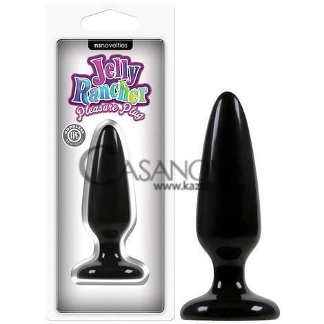 Основное фото Анальная пробка Jelly Rancher Pleasure Plug чёрная 10 см