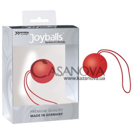 Основне фото Вагінальна кулька Joyballs Single червона