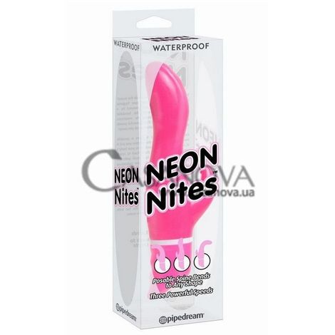 Основне фото Rabbit-вібратор Neon Nites рожевий 21,6 см