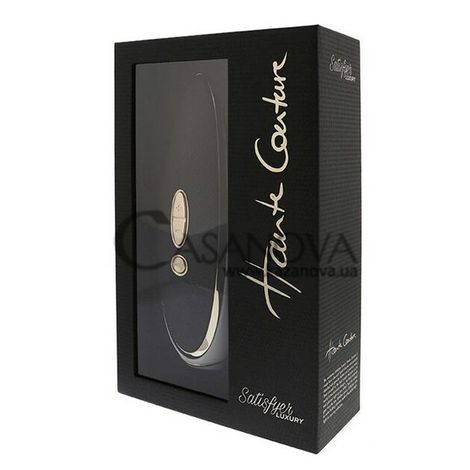 Основное фото Вакуумный клиторальный стимулятор Satisfyer Luxury Haute Couture чёрный 19,2 см