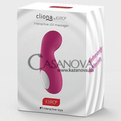 Основне фото Інтерактивний кліторальний масажер OhMiBod Cliona Kiiroo рожевий 11,5 см