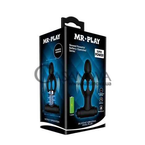 Основное фото Анальный вибростимулятор Mr Play BI-210214-MR чёрный 11,8 см