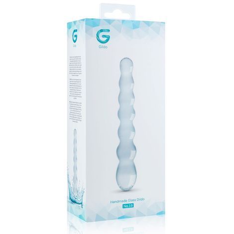 Основное фото Фаллоимитатор Gildo Handmade Glass Dildo No.19 прозрачный 20 см