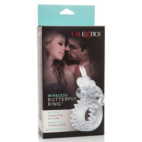 Основное фото Виброкольцо Wireless Butterfly Ring прозрачное