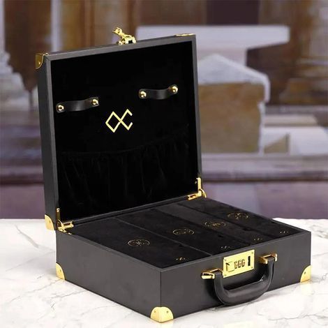 Основное фото Чемодан с БДСМ-аксессуарами Lockink Moonlight Treasure Chest Bondage & Restraint Set чёрный